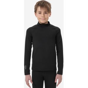 Kinderthermoshirt voor skiën bl500 zwart