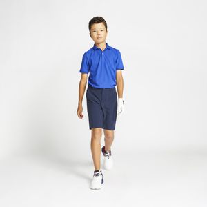 Golfshort voor kinderen mw500 marineblauw