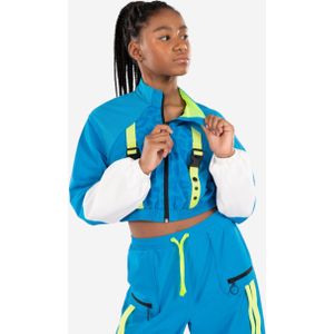 Los cropped vest voor commercial streetdance sabrina lonis meisjes blauw