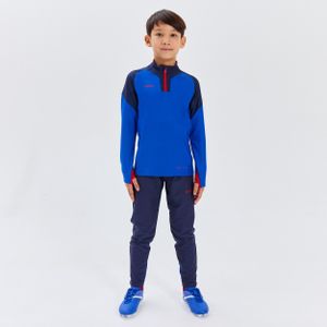 Voetbal training top kind viralto blauw/marineblauw
