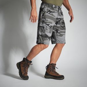 Jachtbermuda cargo 500 camouflage woodland zwart