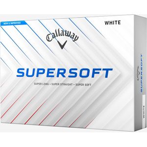 Golfballen supersoft x12. callaway supersoft wit