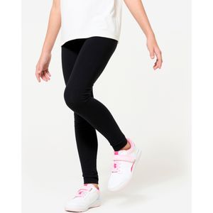 Basic legging voor meisjes katoen zwart