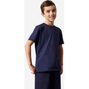 Katoenen t-shirt voor kinderen marineblauw