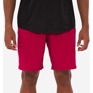 Ademende padelshort voor heren dry rood
