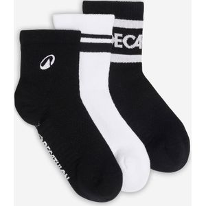 Enkelsokken zwart/wit 3 paar