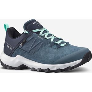 Waterdichte schoenen voor bergwandelen dames mh500 blauw