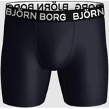 Bjorn Borg Sports Lightweight Boxers, microfiber heren boxers lange pijpen (2-pack), grijs, print
