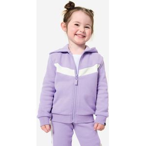 Vest voor kinderen paars/wit