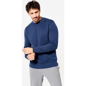 Warme molton herensweater