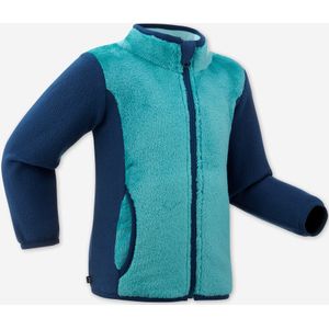 Fleecevest voor skiën/sleeën voor peuters midwarm blauw
