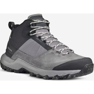Waterdichte schoenen voor bergwandelen heren mh500 mid grijs