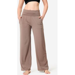 Losse broek cocoon voor dames bruin