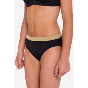 Bikinibroekje 900 buddy meisjes zwart/goud
