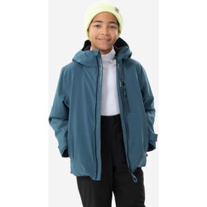 Warme en waterdichte ski-jas voor kinderen 550 blauw