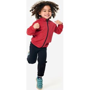 Trainingspak voor kinderen rood/zwart