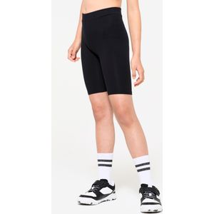 Multisport bikershort in katoen voor meisjes zwart