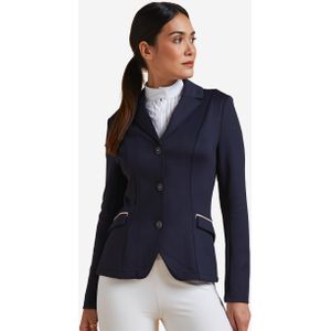 Wedstrijdjasje ruitersport dames marineblauw