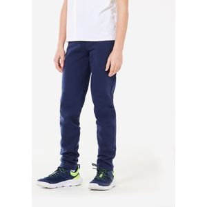 Warme joggingbroek voor kinderen molton marineblauw