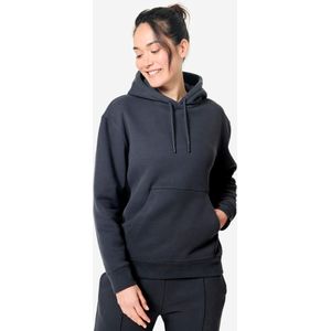 Warme fitnesshoodie voor dames grijs