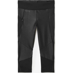 Ademende hardlooptight voor dames dry+ feel driekwart zwart