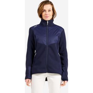 Fleecejack sailing 500 dames zeilen marineblauw