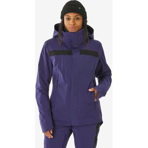 Ademende en waterdichte ski- en snowboardjas voor dames jkt 900 paars