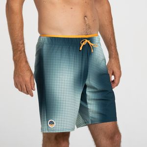 Lange zwemshort heren 100 grijs