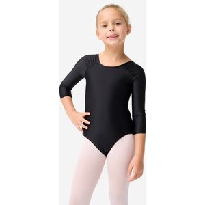 Balletpakje met lange mouwen voor meisjes zwart