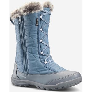 Warme en waterdichte snowboots voor meisjes sh500 rits maat 30 tot 38