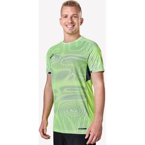 Voetbalshirt viralto wave geel/grijs