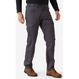 Stevige cargobroek steppe 500 grijs