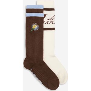 Sokken late bloomers bruin en wit