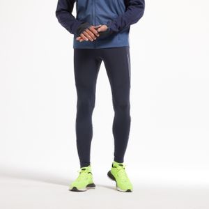 Hardloopbroek voor heren warm donkerblauw limited edition