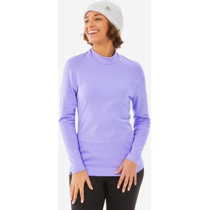 Thermoshirt voor skiën dames bl 500 paars
