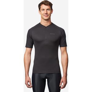 Wielershirt - Heren Essential - Korte Mouwen - Zwart