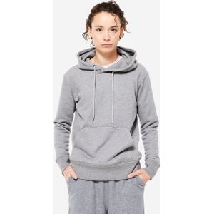 Fitness hoodie voor dames 500 essentials grijs