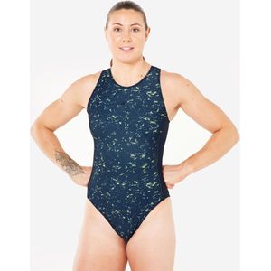 Badpak all sand dames waterpolo marineblauw