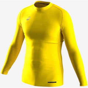Thermoshirt keepdry club lange mouwen geel