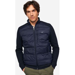 Hybride jas voor golf heren cw900 marineblauw