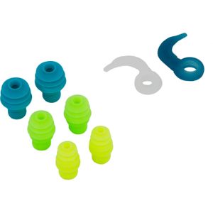 Siliconen Oordoppen - Blauw Groen Geel - Voor Zwemmers
