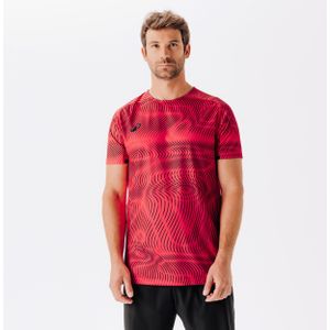 Voetbalshirt club wavy roze/zwart