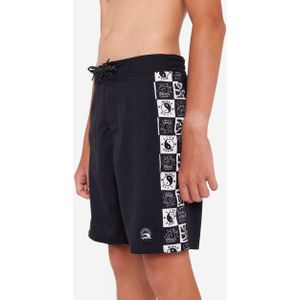 Boardshort 900 band jongens zwart