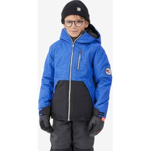 Snowboardjas snb500 kinderen 6-10 jaar ziprotec blauw