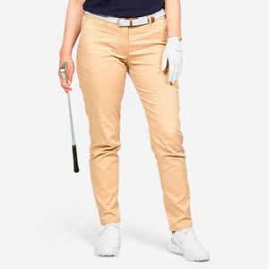 Golfbroek mw500 voor dames beige