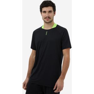 Volleybalshirt voor heren vts training zwart en groen