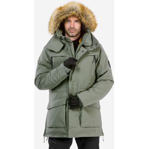 Waterdichte parka jas voor heren - winterjas parka - sh900 - tot -20°c - kaki