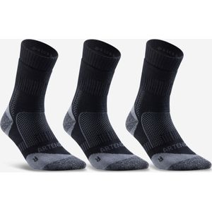 Tennissokken rs 900 hoog x3 zwart/grijs