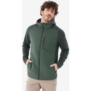 Hybride hoodie nh500 voor heren groen
