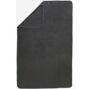 Microvezel handdoek maat xl 110 x 175 cm zwart
